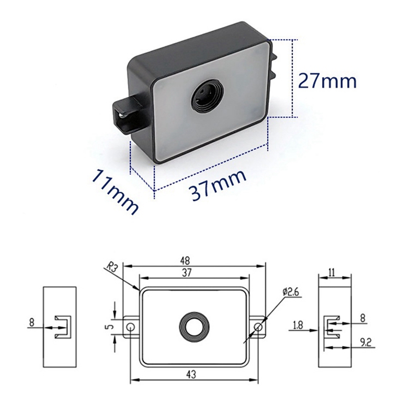 Módulo de escáner de código de barras GM78, escáner de código de barras, escaneo continuo, 1D, 2D, TTL-232, interfaz USB