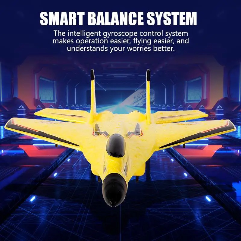Parkten 2.4G 2CH planeur RC Ariplane P320 avion de chasse à aile fixe lancer à la main mousse jouets d'extérieur pour garçons cadeau d'anniversaire