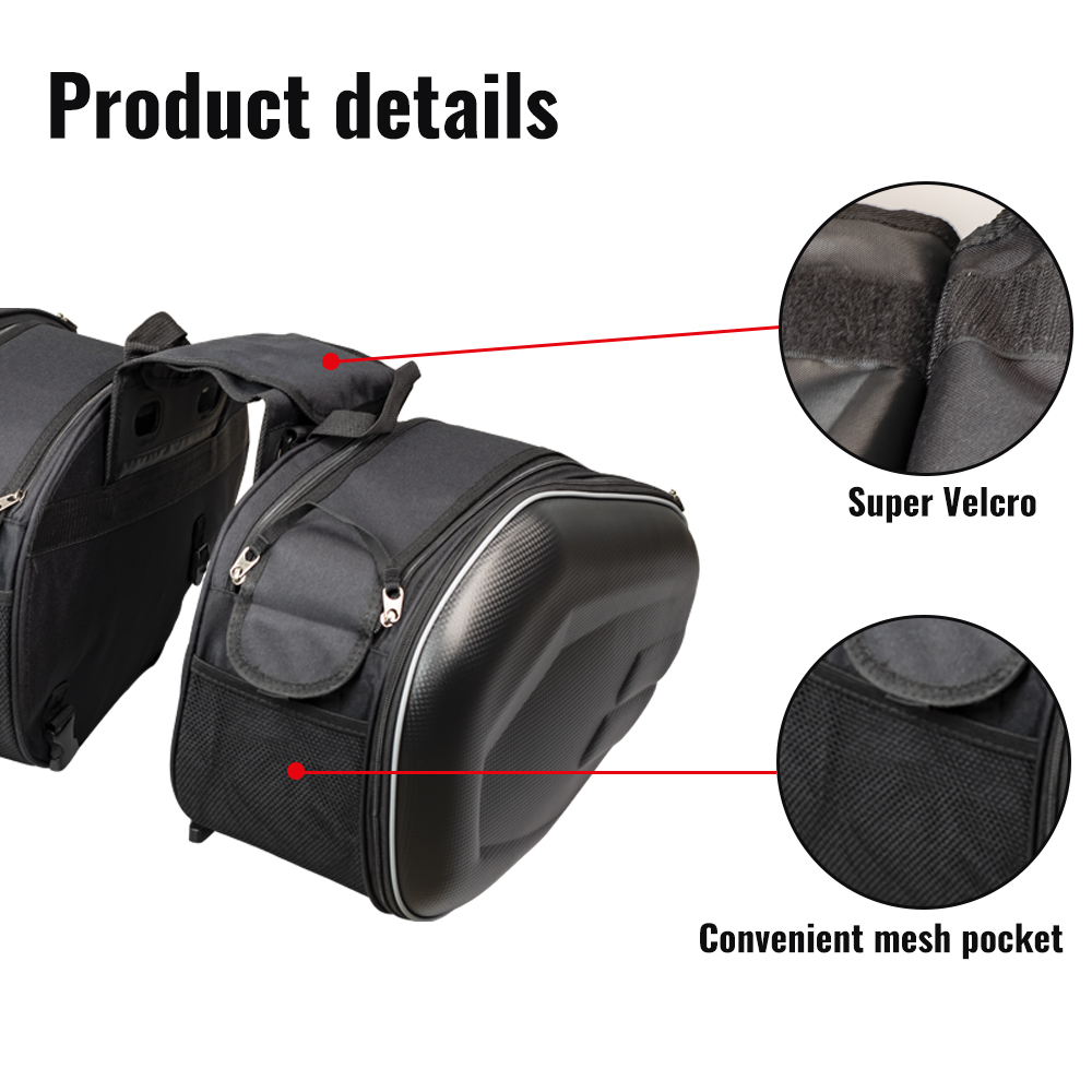 Pair Moto Saddle Bags Side Storage Luggage Helmet Bag Fork Tool Pouch For Aprilia Motor Universal Motorcycles