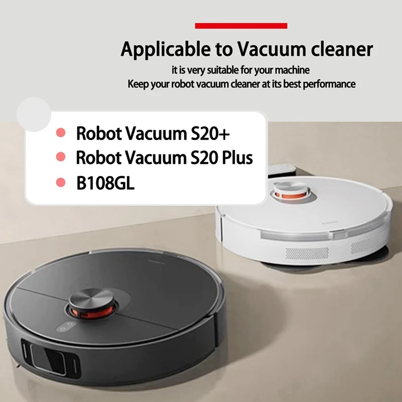 For Xiaomi S20 Plus S20+ Robot Vacuum Cleaner Main Side Brush Hepa Filter Mop Cloth Replacement Parts Accessories