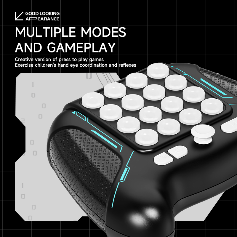 Electronic Pop Light Up Game, Handle Toys para Crianças e Adultos, Anti Stress Relief, Chases, Light Game Console, Xmas Gifts