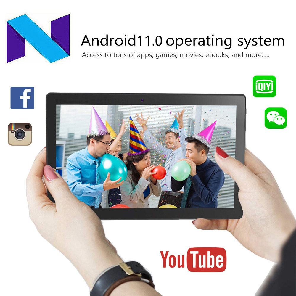 Tableta Pc de 10 pulgadas, versión Global, 4GB de RAM, 64GB de ROM, Octa Core, llamada telefónica Dual 3G, WiFi, Bluetooth, Google Play, Android