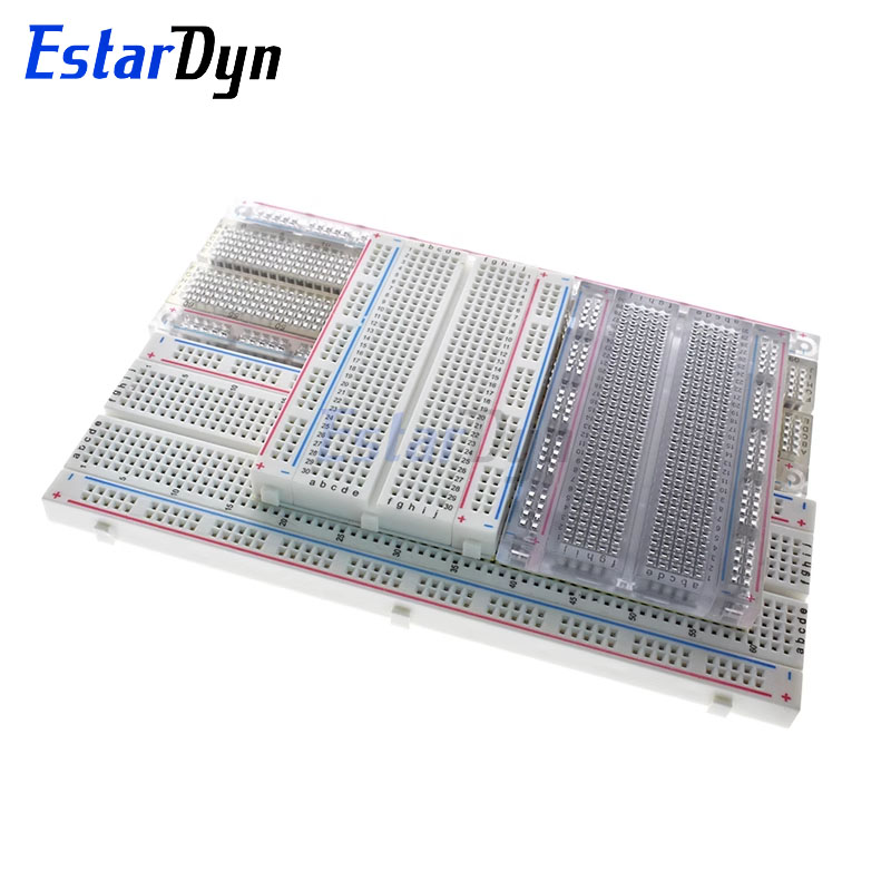 Estardyn MB102 Solderless Breadboard 830/400 Holes PCB Prototyping Board for Arduino DIY Projects High Quality
