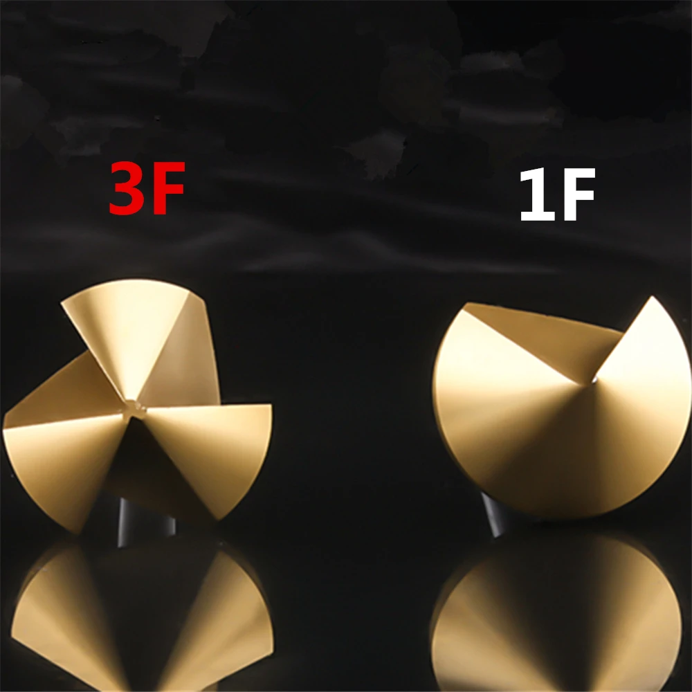 Mới 1 Chiếc 60/90/120 Độ Mũi Khoan HSS Chamfering Kim Loại Cụ Xay 1 3 Sáo Cắt De-Durring miệng Hoa Hồng Cove Mũi Khoan