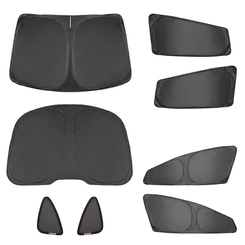 Car Sunshade for Tesla Model 3 Y S X 2024 2025 Sun Shade Privacy Shading Cover Front Rear Side Window UV Protector Highland M3H