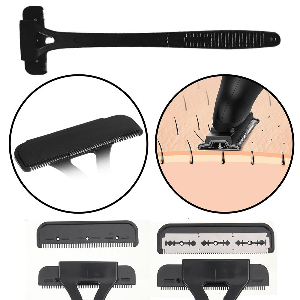 Мужская бритва для спины, бритва для тела, безопасная длинная ручка, складной триммер для удаления тела, ног, бритва для бритья, инструмент для волос с лезвиями