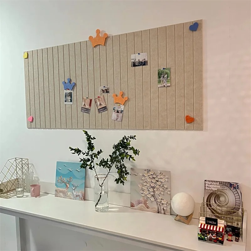 Felt Wall Sticker Kindergarten Work Display Board Simple Photo Wall School Office Classroom Background Wall Home Decor Nordic