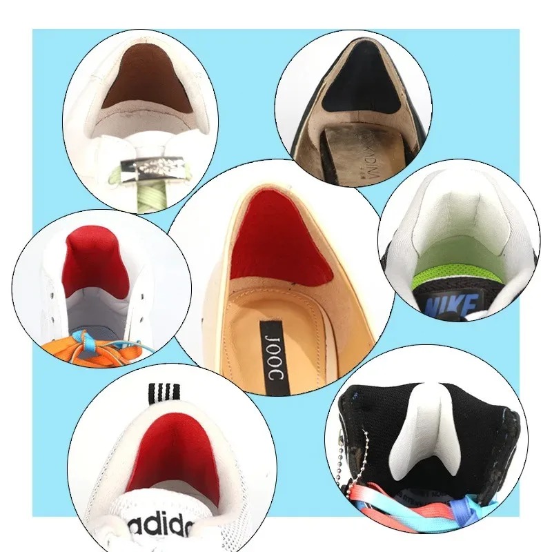Coussinet de réparation de talon de baskets, taille réglable, résistant à l'usure, coussinet de réparation de talon Invisible, réparation de trou de chaussure, autocollant arrière, 4 pièces