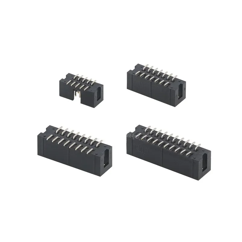 10pcs DC3 6/8/10/12/14/16/18/20/24/26/30/34/40/50P 2.54 มม.IDC ขั้วต่อซ็อกเก็ต ISP ชาย Double-spaced ตรง/โค้งเข็ม SMD