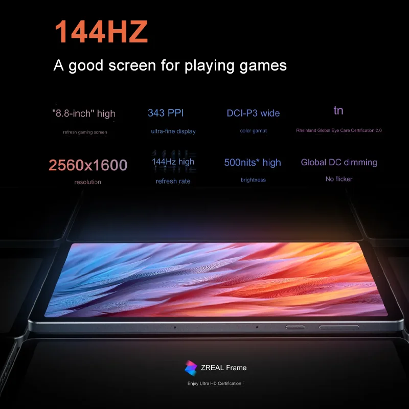 Original Lenovo LEGION Y700 2023 Snapdragon 8+ Octa Core 256 GB / 512 GB 144 Hz Bildwiederholfrequenz ZUI15 WIFI Gaming Tablet PC Lenovo Tab