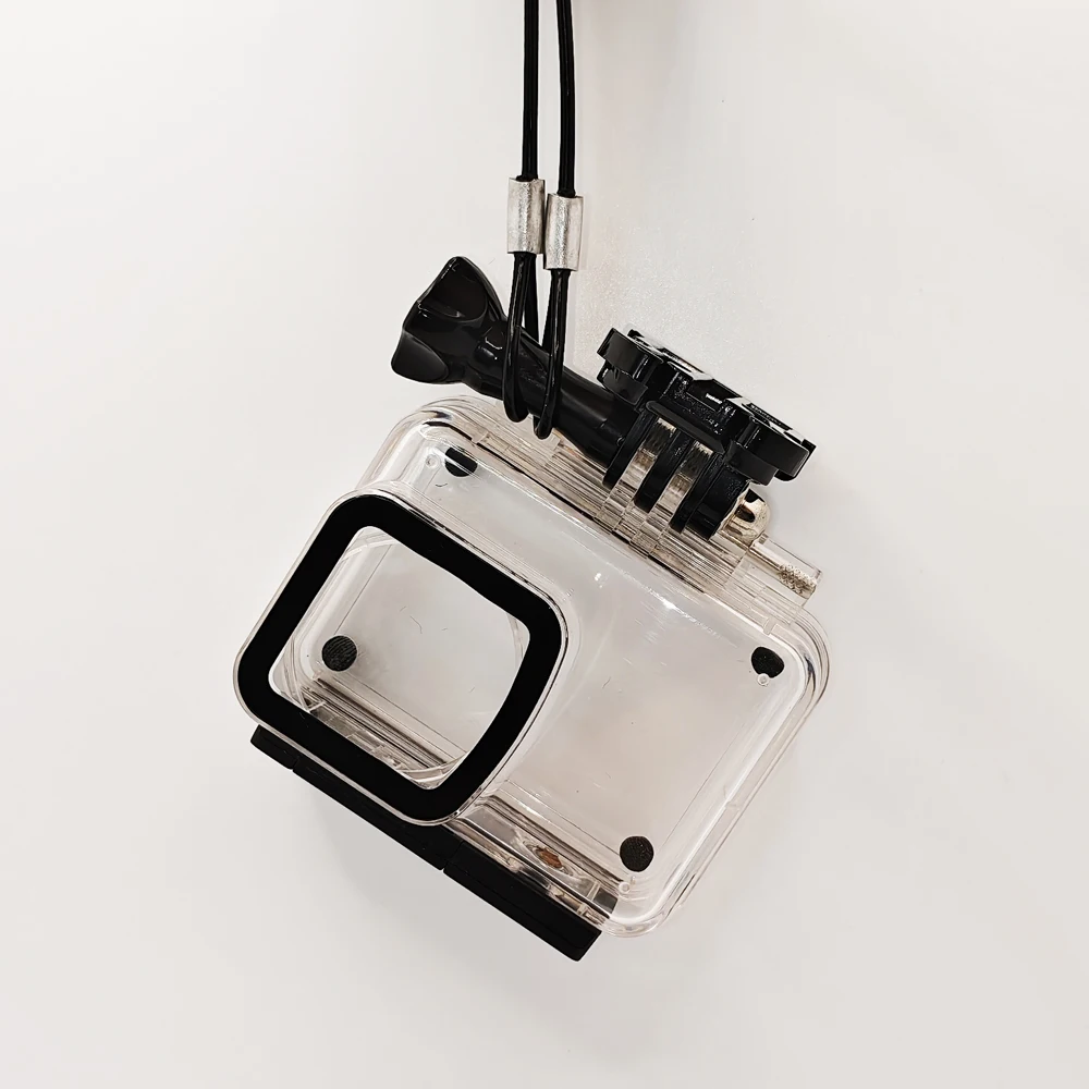 Cordón de acero inoxidable cuerda antipérdida para GoPro Hero 13 12 11 10 9 8 Insta360 X5 X4 DJI OSMO Action 5 PRO/4 accesorios de cámara