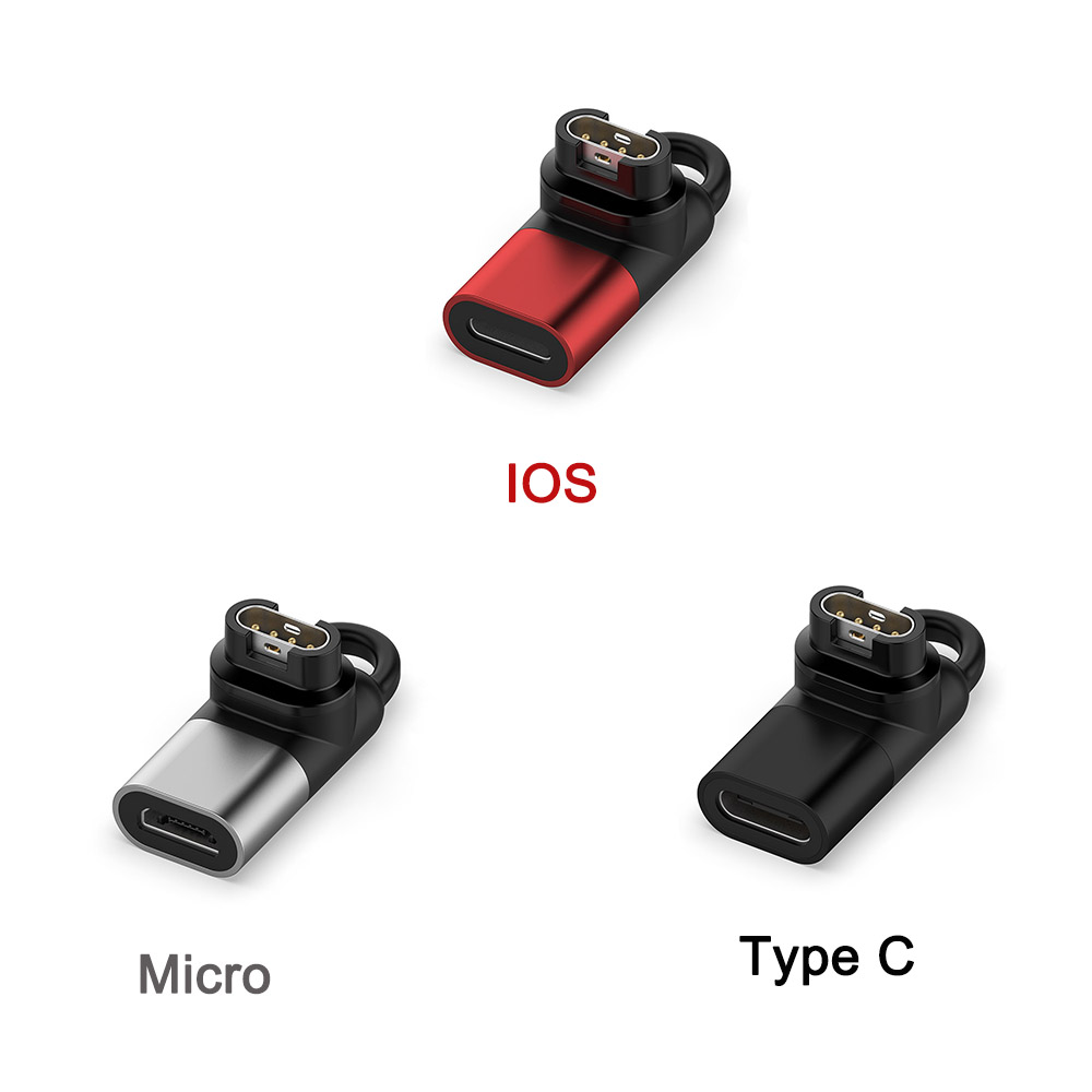 Mini carregador adaptador para Garmin Forerunner, conversor de carregamento, Garmin Forerunner 265, 965, Fenix 7, 7S, 7X, 6, 6S, 6X, 5, 5S, 5X Plus Pro, venu 3, 2S 2