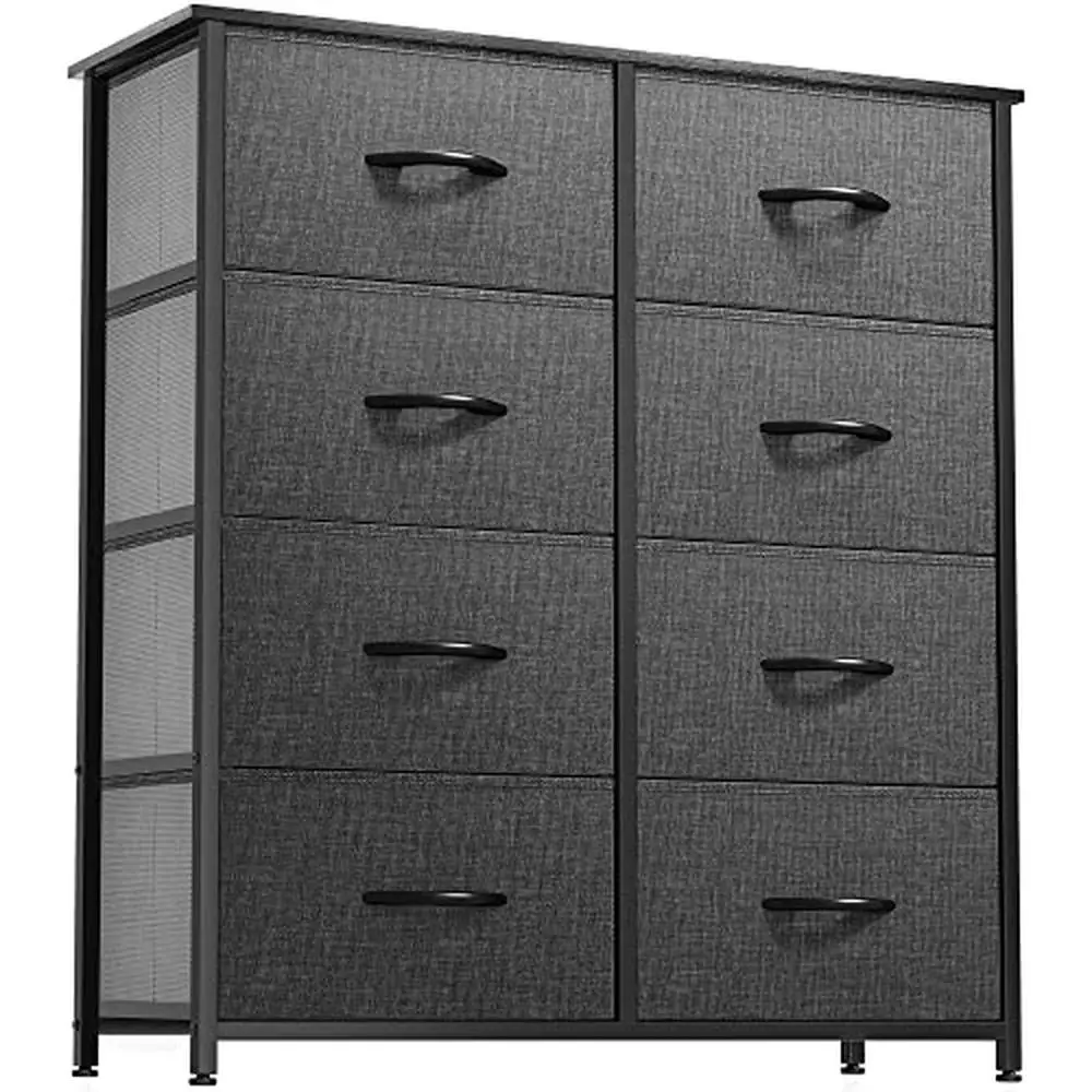 Bedroom Organizer Fabric Dresser 8-Drawer Chest Closet Living Room Storage