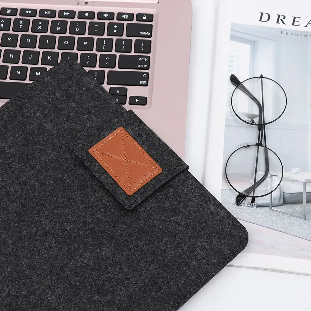 Anti-Scratch Felt Protector กระเป๋าแล็ปท็อปกระเป๋าแท็บเล็ตป้องกันกระเป๋า Light สําหรับ 11 13 15 นิ้ว iPad Pro Kindle macbook