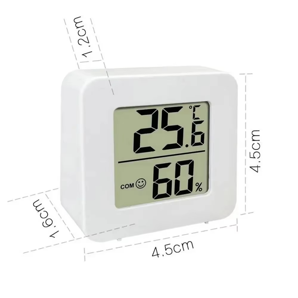 Mini termómetro interior LCD Digital temperatura ambiente higrómetro Sensor medidor de humedad termómetro interior temperatura