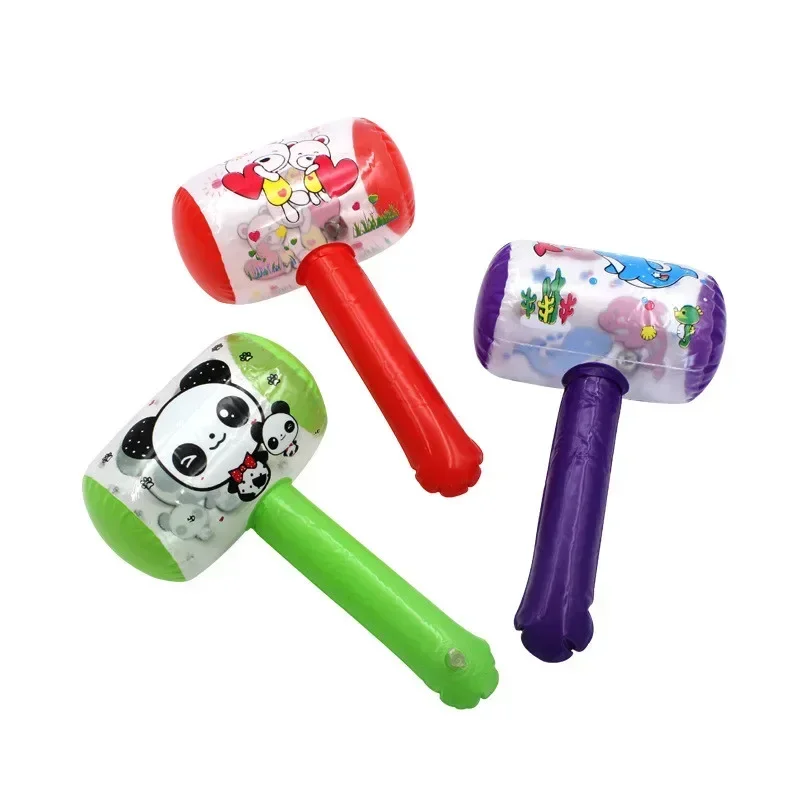 3 pçs martelo inflável com sino martelo de ar do bebê crianças brinquedos festa favores brinquedo inflável piscina praia festa brinquedo