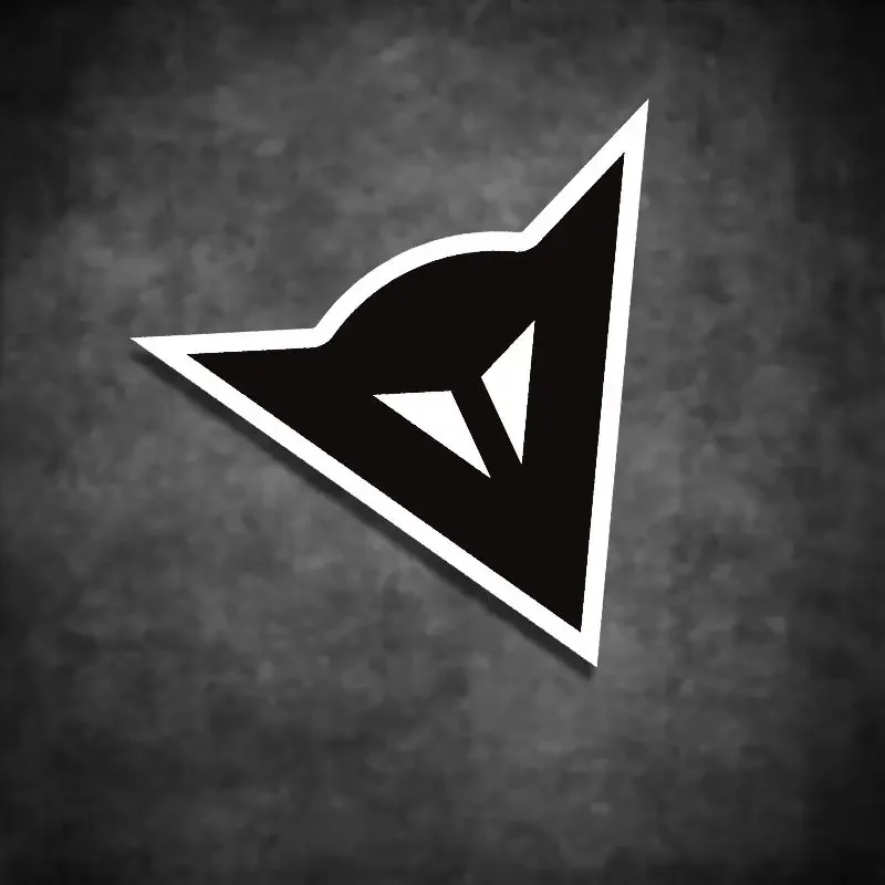 Motocicleta Triângulo Adesivos, Decalques de Vinil, Impermeável, Auto-Adesivo, Tanque de Combustível, Decoração do Logotipo, Capacete De Corrida, 1Pc, 2Pcs