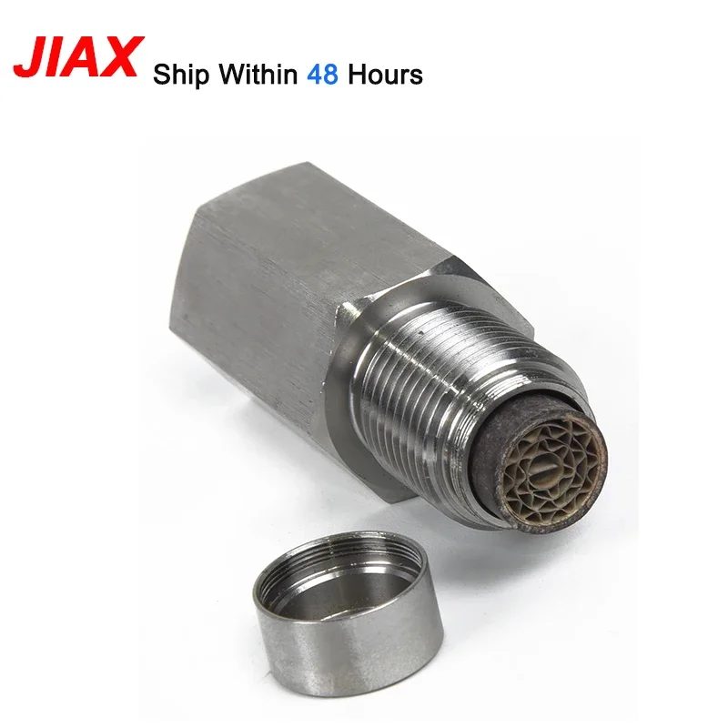 M18 * 1.5 mini catalítico lambda sensor de oxigênio espaçador ss304 sensor de oxigênio bung falha do carro lâmpada escudo adaptador