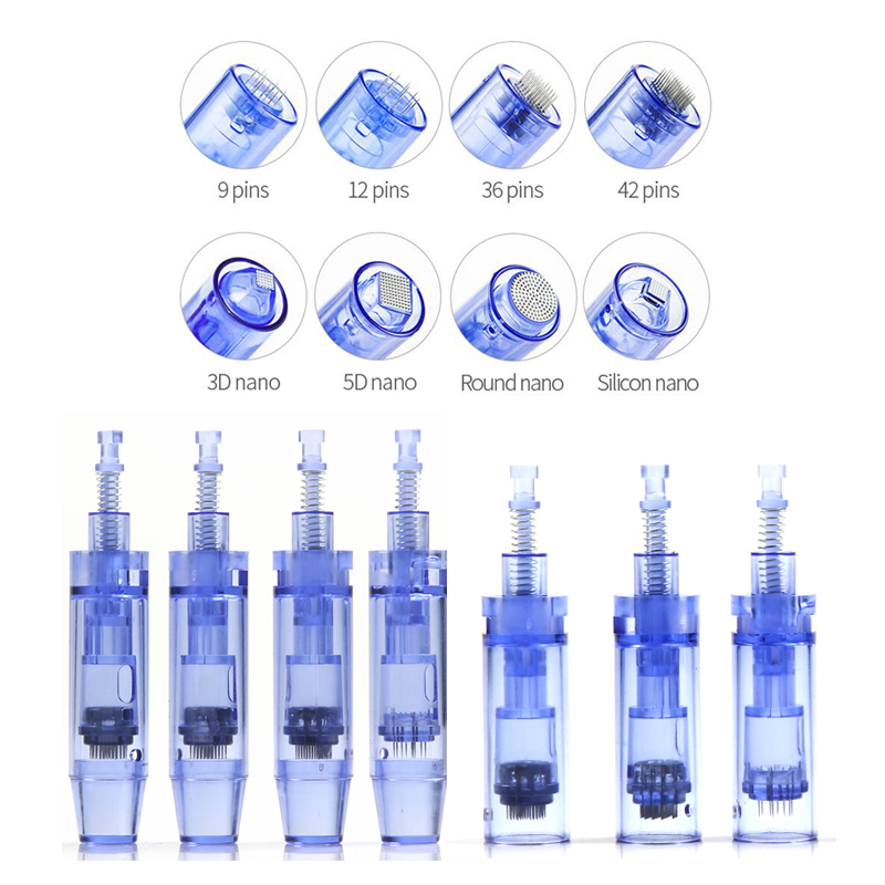 Cartucho de bayoneta de 10/50/100 piezas, repuesto de microagujas de 12 pines para bolígrafo Ultima A1Derma profesional