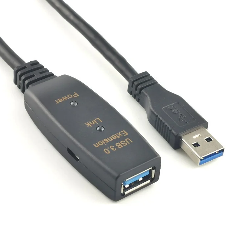 Кабель-удлинитель Активный с усилителем USB 3,0, 5 м, 10 м