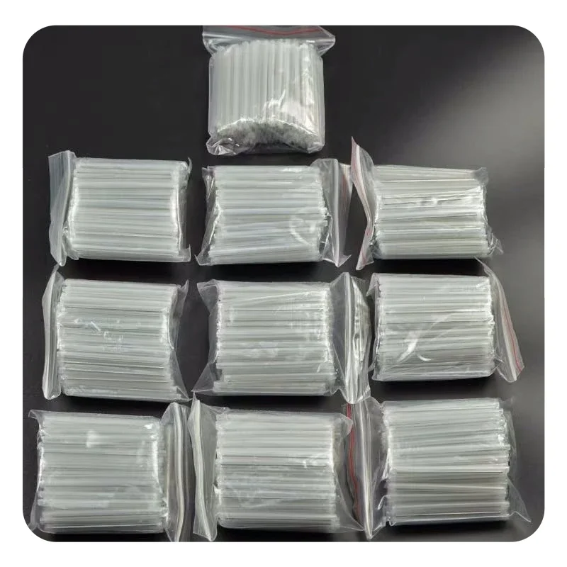 1000PCS 1.2 มม.X 40 มม.45 มม.60 มม.ไฟเบอร์ออปติก FUSION Protection Splice แขนร้อนความร้อนหดหลอด Melt หลอด Shrinkable