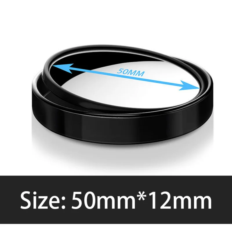 Hoge kwaliteit Auto Achteruitkijkspiegel Kleine Ronde Spiegel High-definition Extra groothoek Spiegel Bolle Oppervlak anti-stun