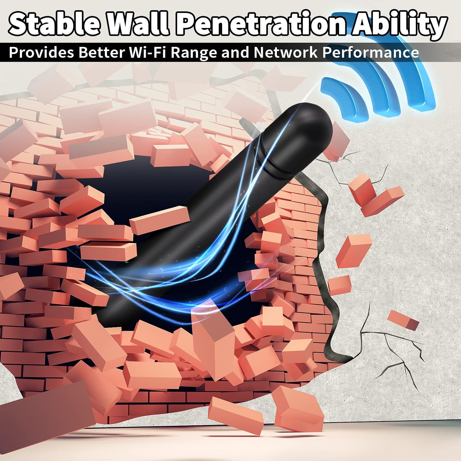 Antena WiFi de doble banda 2,4 GHz 5GHz 5,8 GHz 3dBi RP-SMA macho para enrutador tarjeta de red inalámbrica adaptador USB cámara IP Monitor de vídeo