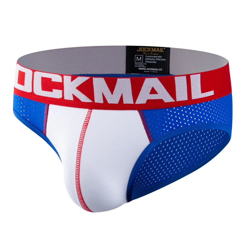 JOCKMAIL ผ้าฝ้ายเซ็กซี่ชายชุดชั้นในกางเกง Breathable กางเกงในชายบิกินี่ชุดชั้นในชายชุดชั้นใน Calzoncillos