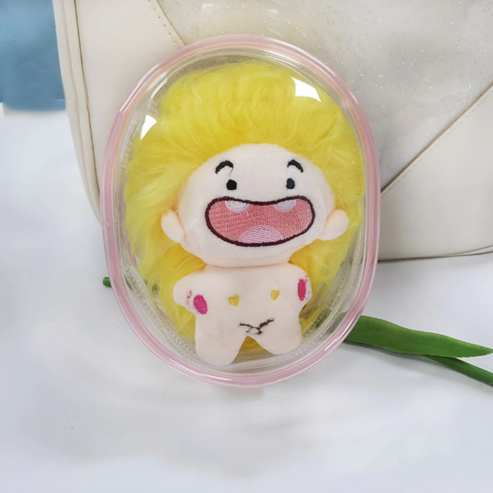 Transparent Plush Dolls Storage Pouch Keychain Bag Storage Pouch Mystery Box Organizer Box Doll Bag Thicken Keychain Wallet