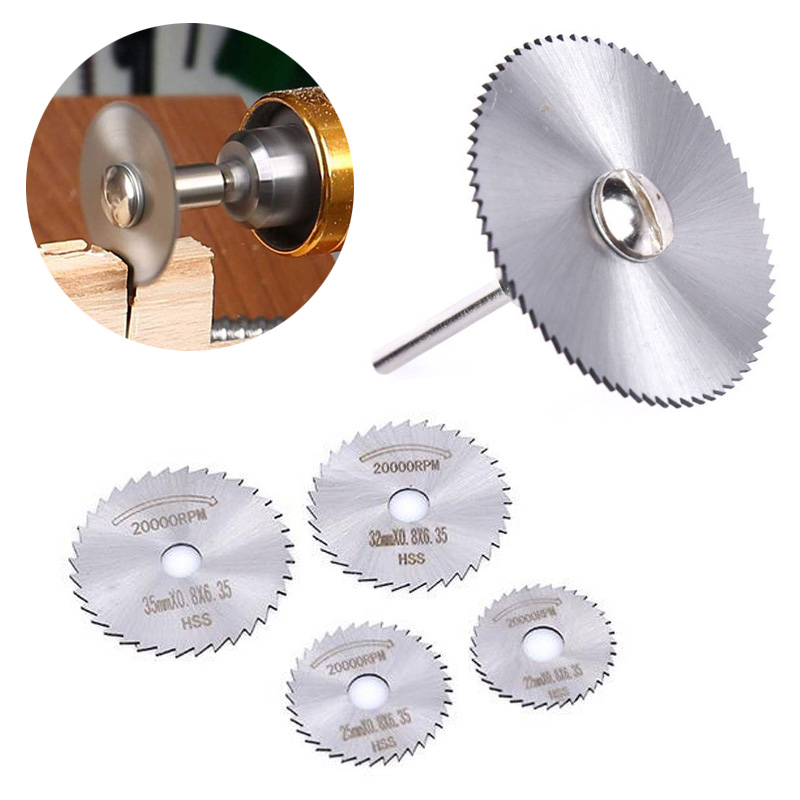25/35/44/50mm HSS 원형 톱 블레이드 Dremel 금속 커터 용 로타리 도구 전동 공구 세트 목재 커팅 디스크 드릴 맨드릴 컷오프