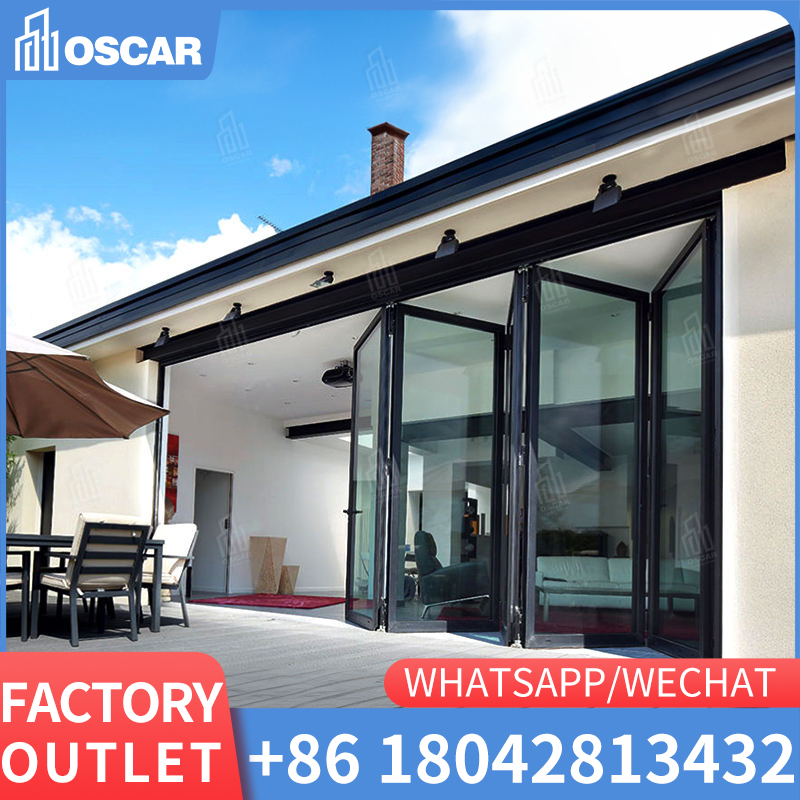 Fibra de vidrio interior de puerta de aleación de aluminio impermeable moderna estándar hecha a medida