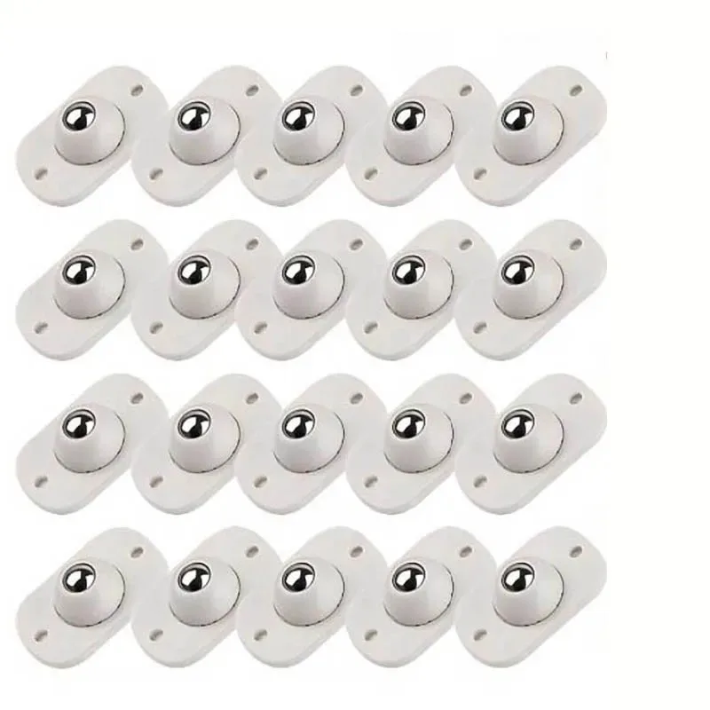 4–20 Stück selbstklebende Universal-Riemenscheibe, drehbare Räder, Mini-Lenkrollen, Rad für Möbel, Aufbewahrungsbox, Roller, Müllschrank