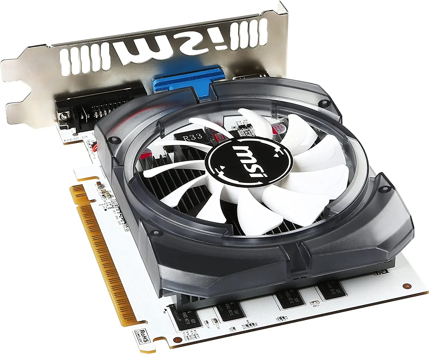 MSI Nvidia 4GB GT730 DDR3 128 Bit N730-4GD3V2 HDMI DVI VGA 4GB Desain Memori Multi-monitor atau Sistem 4K Memori 4096 MB DDR3