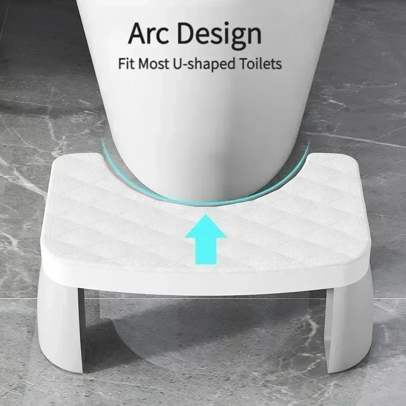 Anti-SLIP สตูลห้องน้ํา Squatting สตูลเท้า,Non-Skid สตูลสําหรับผู้ใหญ่เด็กผู้สูงอายุการตั้งครรภ์, ห้องน้ํา Squat ไม่เต็มเต็งสตูล