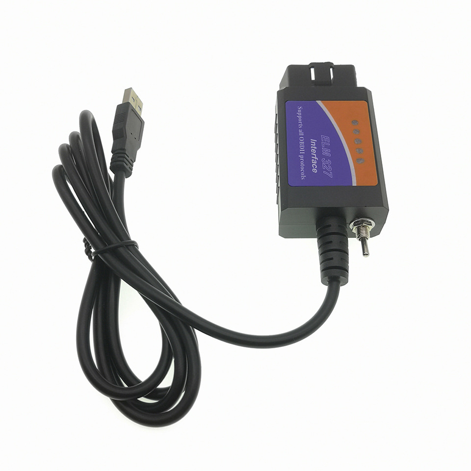 ELM327 USB с функцией интерфейса переключателя, красная плата CH340+25K80