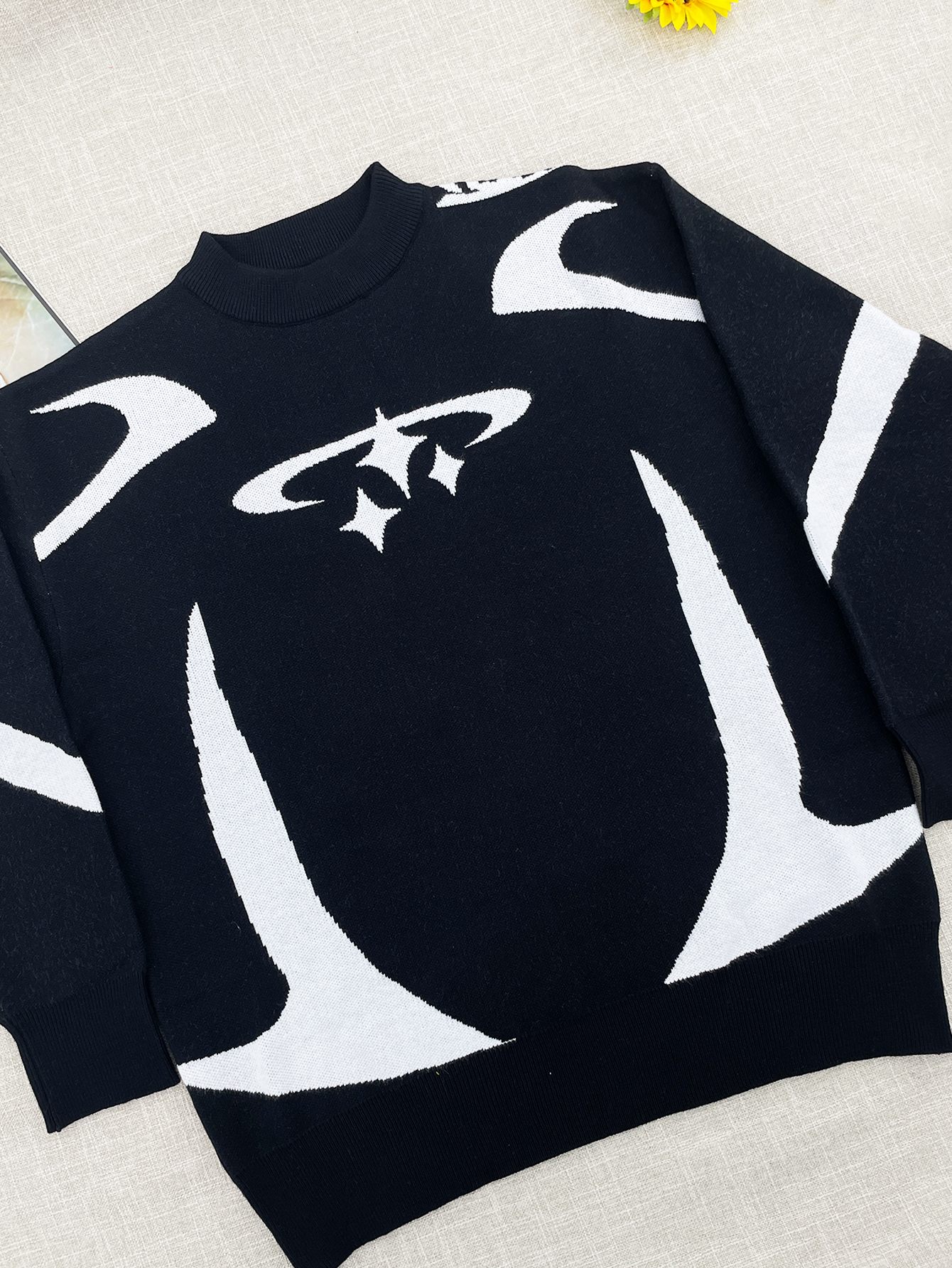 男性ヴィンテージセーター Y2K ストリートヒップホップヴィンテージニットドーベルマン犬セーター秋原宿ファッションレトロカジュアルセーター