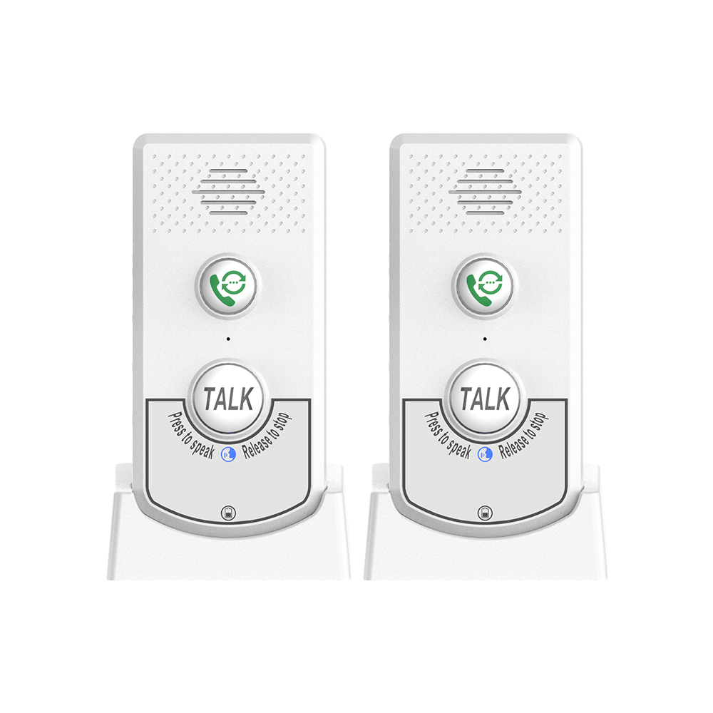 2 แพ็ค H8-2T อินเตอร์คอมไร้สายสําหรับ Home Voice Caller Home Ultra Long Distance แบบพกพาไร้สาย Voice Interphone ผู้สูงอายุ Caller