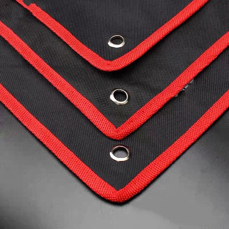 1pc 실용적인 캔버스 도구 가방 렌치 도구 롤 접이식 스패너 주최자 파우치 케이스 손 도구 보관 가방