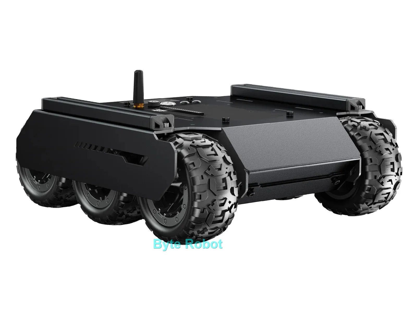 Coche Robot móvil 6WD, Flexible y extensible, UGV todoterreno 6x4 con rieles de extensión y tanque RC programable por ordenador esclavo ESP32