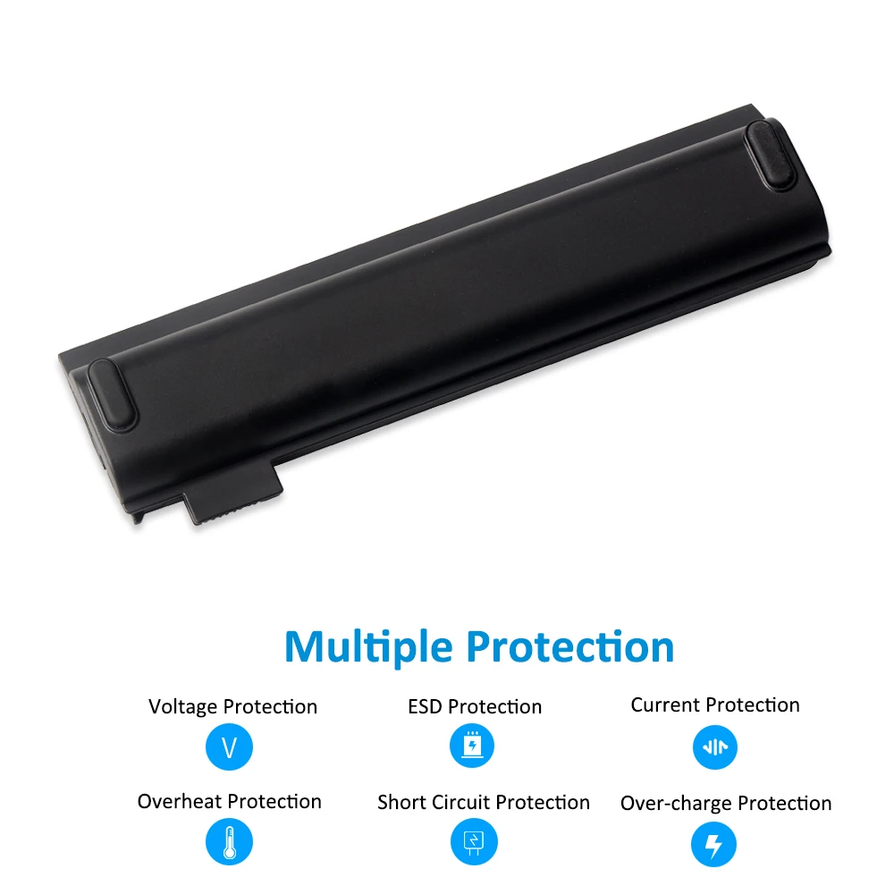 KingSener 10.8V 6600mAh แบตเตอรี่แล็ปท็อปสําหรับ Lenovo ThinkPad T470 T480 T570 T580 P51S P52S 01AV427 01AV428 01AV423 SB10K97580 61 ++