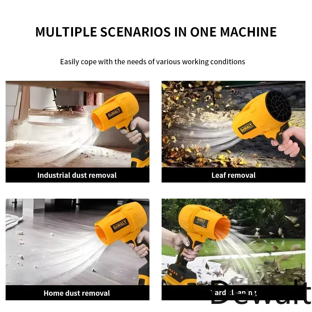 Dewalt 30000RPM  Air Blower Cordless Turbo Fan Handheld Violent Fan Dryer 20V Rechargeable Dust Blowing Tool（no battery)