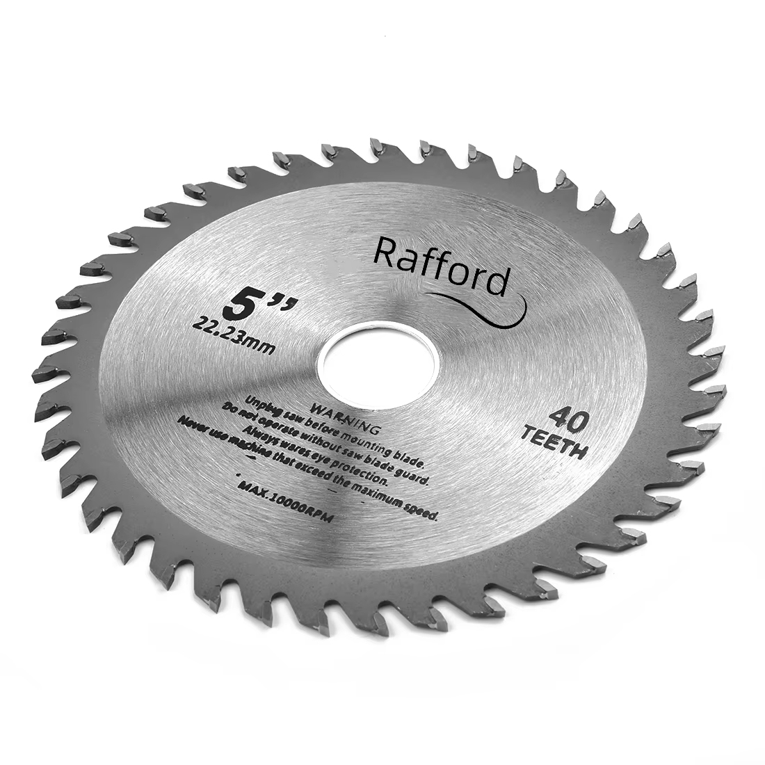 Disco de corte de 5 pulgadas y 125mm, Mini hoja de sierra Circular para madera, plástico, Metal, herramientas de corte de carburo giratorio, 40 dientes, 12000 RPM máximo