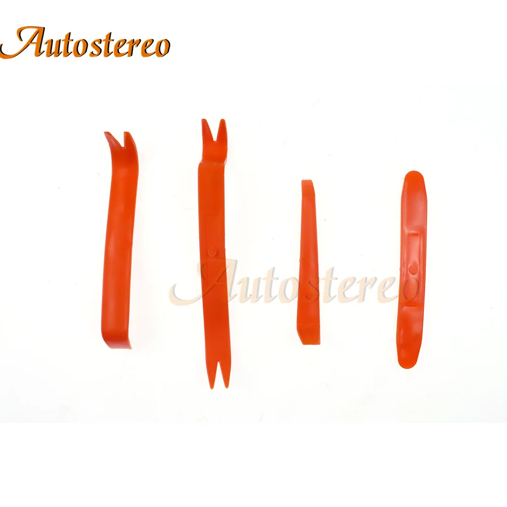 Herramienta de desmontaje portátil para coche, Panel embellecedor de extracción de Audio, tablero, reproductor de CD y DVD, desmontaje especial, Radio electrónica Android, 4 Uds.