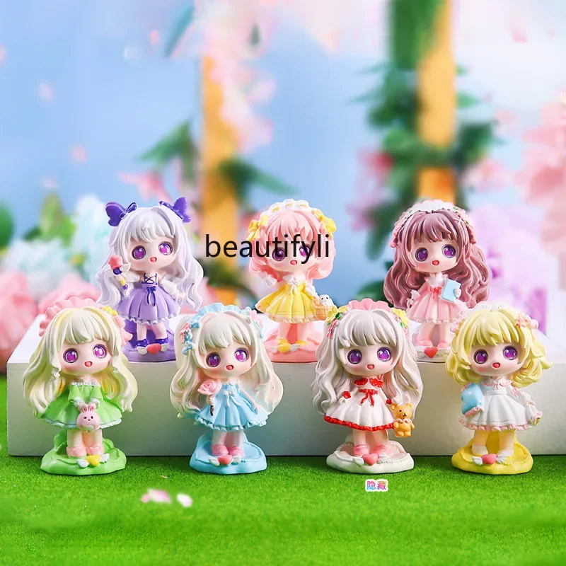 小さな王女のブラインドボックスおもちゃ、小学校へのかわいいギフト、授乳ボックス、誕生日、新しい、2024
