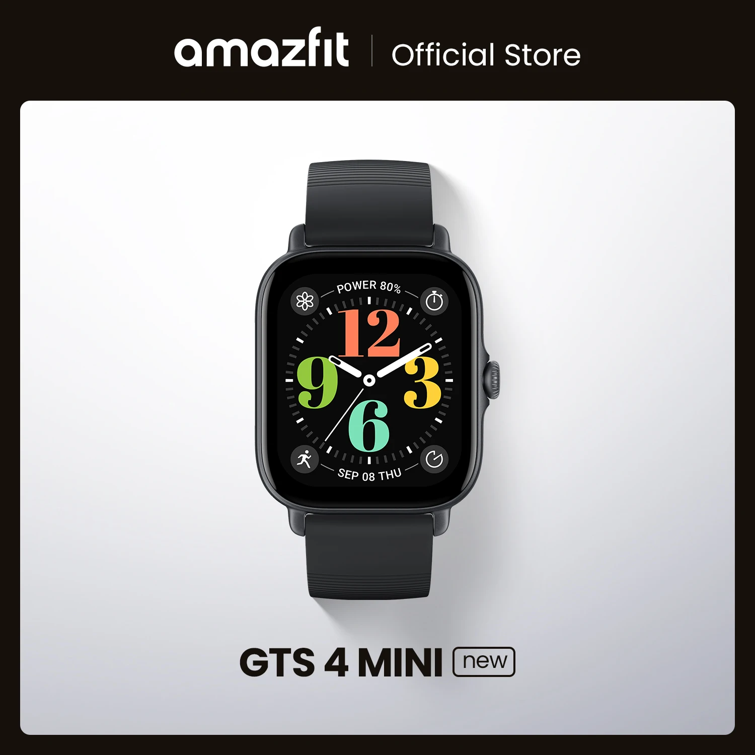 Новые умные часы Amazfit GTS 4 mini со встроенным 24-часовым пульсометром Alexa и 150 спортивными режимами.