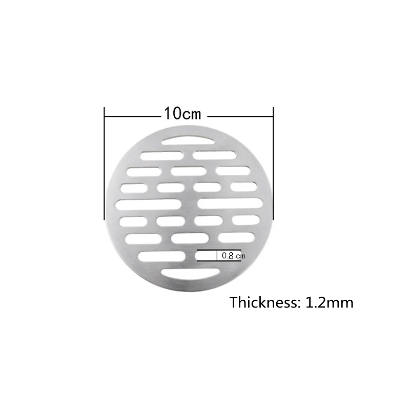 1 Máy Tính 10CM/11.2CM Vòng Sàn Có Đồ Dùng Phòng Tắm Màu Thép Không Gỉ Chải Sàn Có