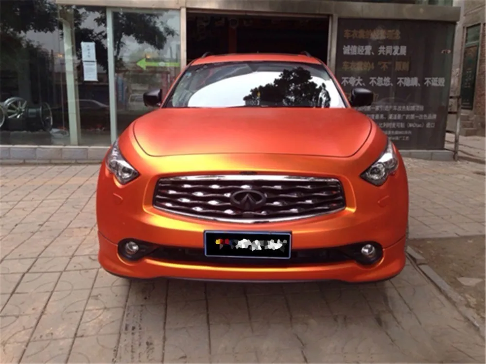 Múltiples colores rojo azul oro verde púrpura mate satén cromo vinilo revestimiento para coche película pegatina calcomanía sin burbujas estilo de envoltura de coche