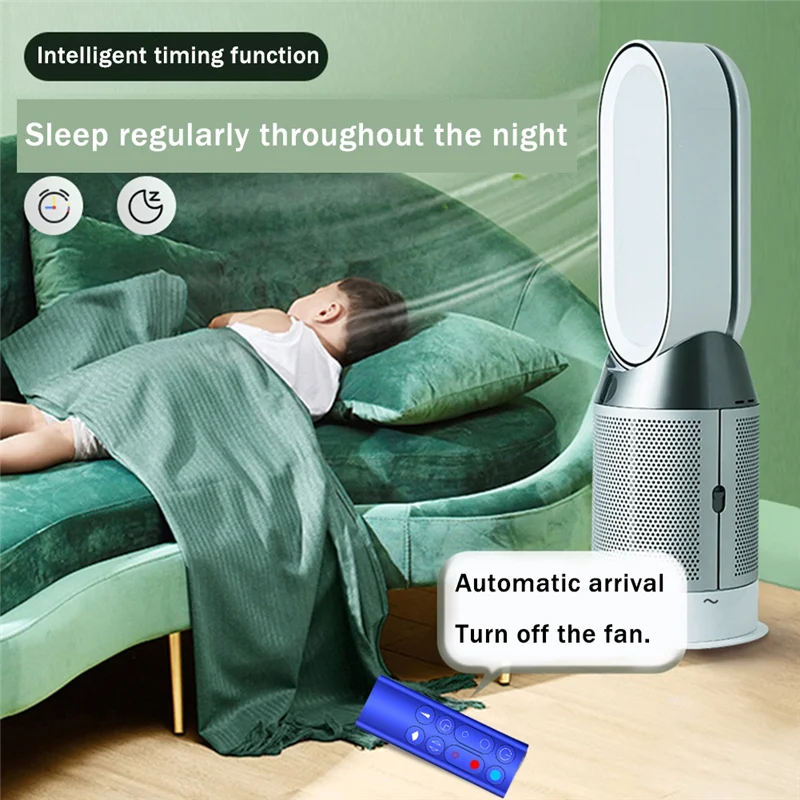 Newest Replacement Remote Control Suitable for Dyson AM09 HP00 HP01 Air Purifier Leafless Fan Remote Control Silver