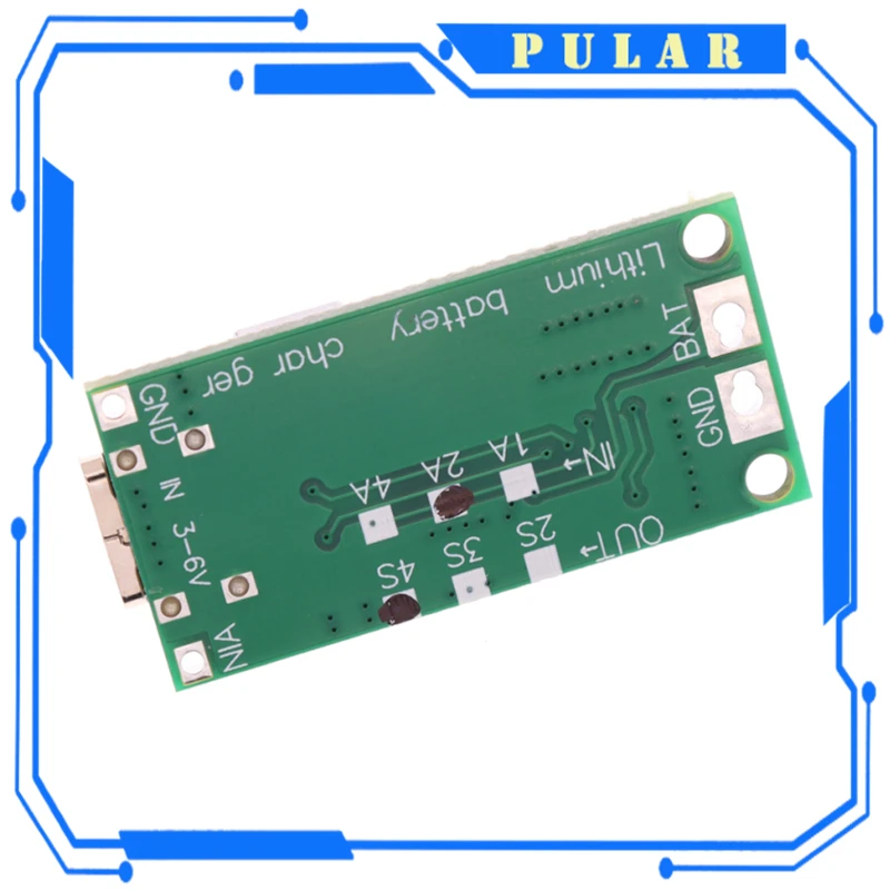 18650 Lithium Battery Multi-Cell 2S 3S 4S Type-C To 8.4V 12.6V 16.8V Step-Up Boost LiPo Polymer Li-Ion Charger 7.4V 11.1V 14.8V