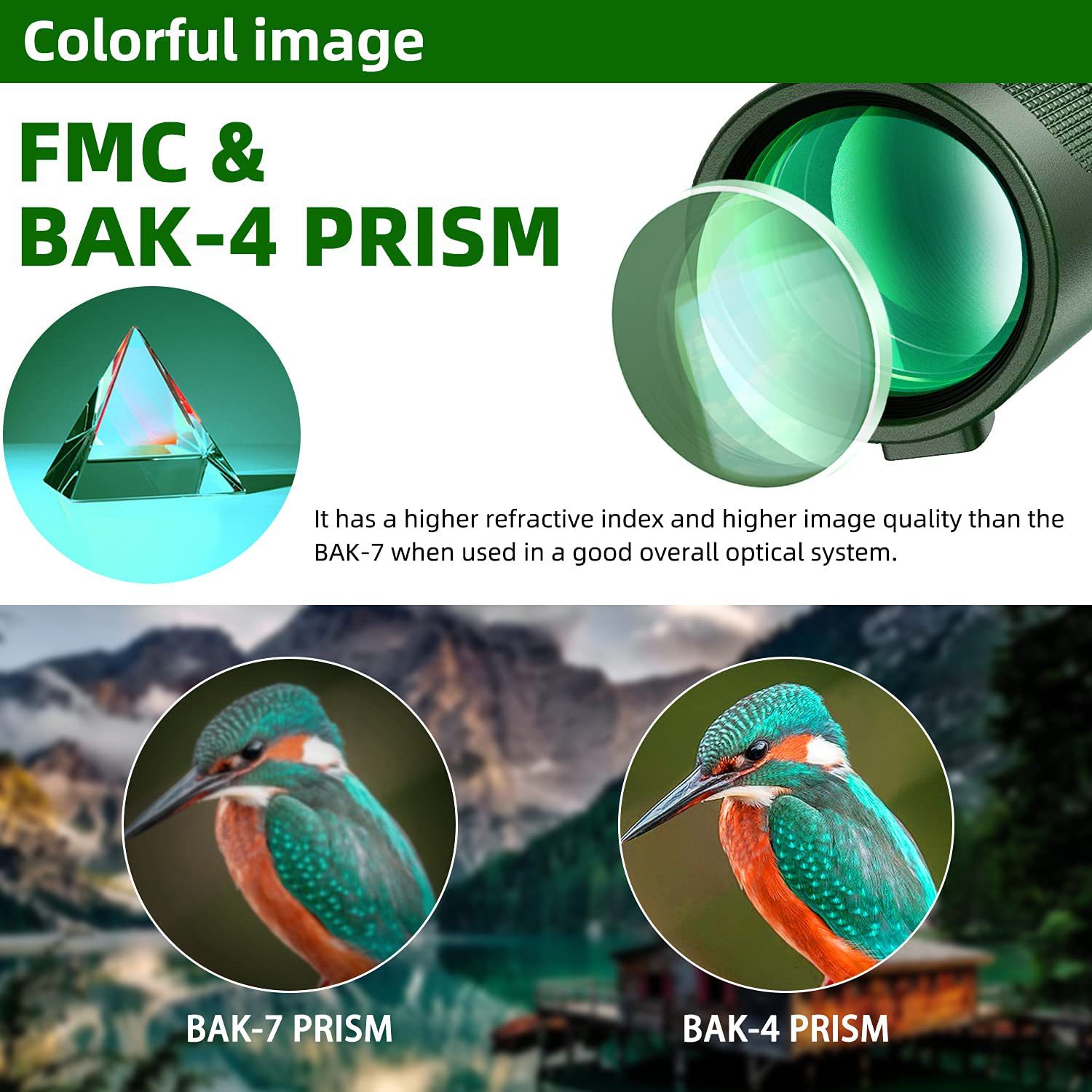 80*100 HD With smartphone stand and tripod Powerful Binoculars Long Range Portable Monocular or Camping Tourism Outdoor